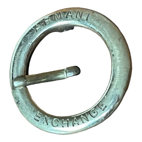 Armani Exchange Brown Leather Belt Sz XS cottagecore boho festival artsy - Picture 4 of 7